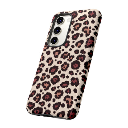 Trendy animal print protective case with leopard design for women and teens
