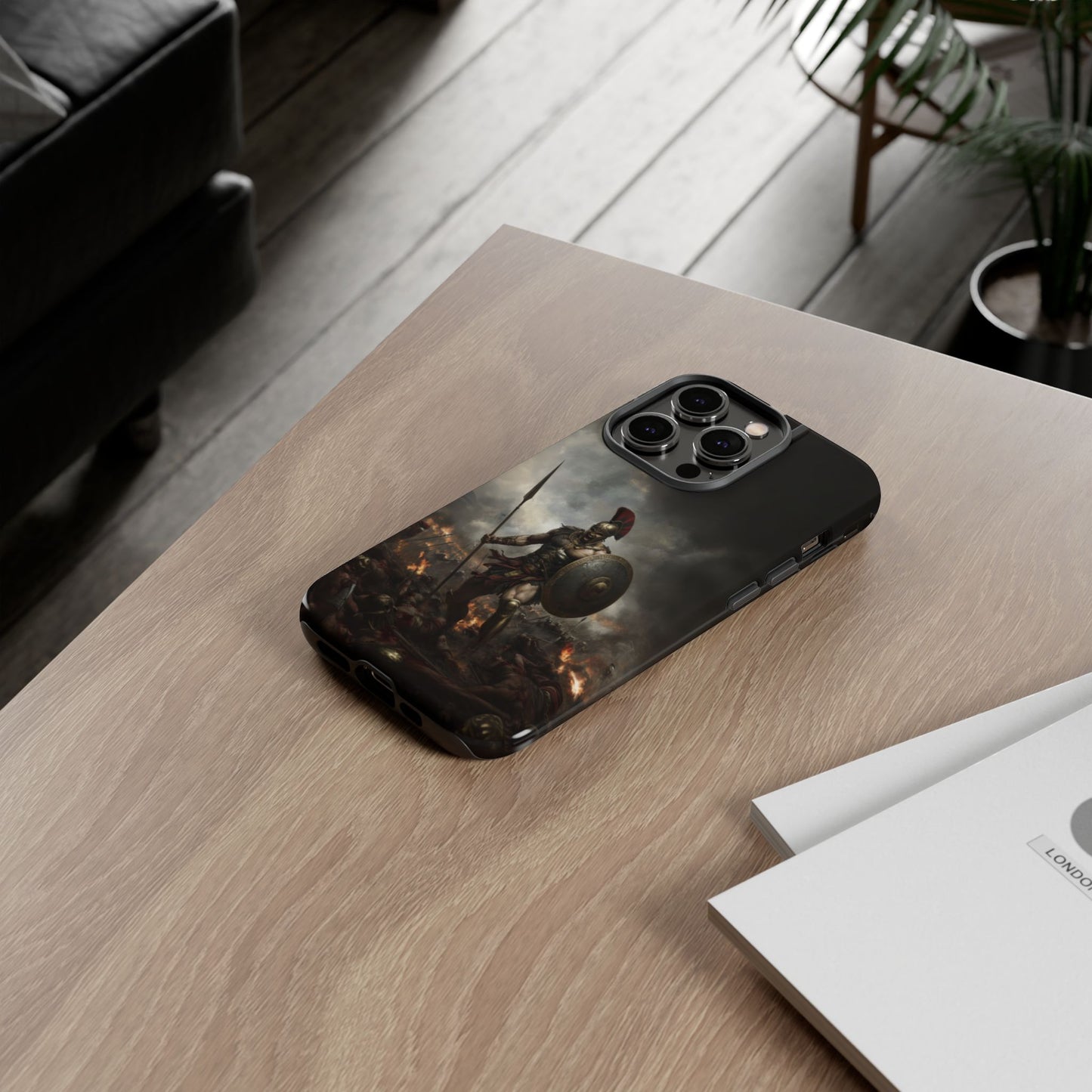 Spartan Krieger Robuste Handyhülle - Epische Kampf-Rüstung Schutzhülle für iPhone, Samsung Galaxy & Google Pixel