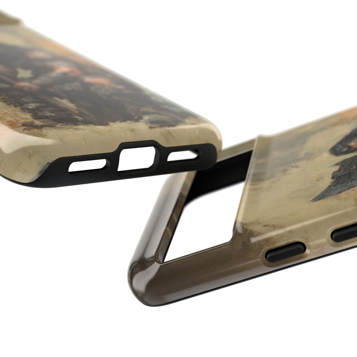 Wikinger Axt Krieger Handyhülle – Robuste nordische Fantasy Schlacht-abgenutzte Dual-Layer Schutzhülle für iPhone, Samsung Galaxy & Google Pixel
