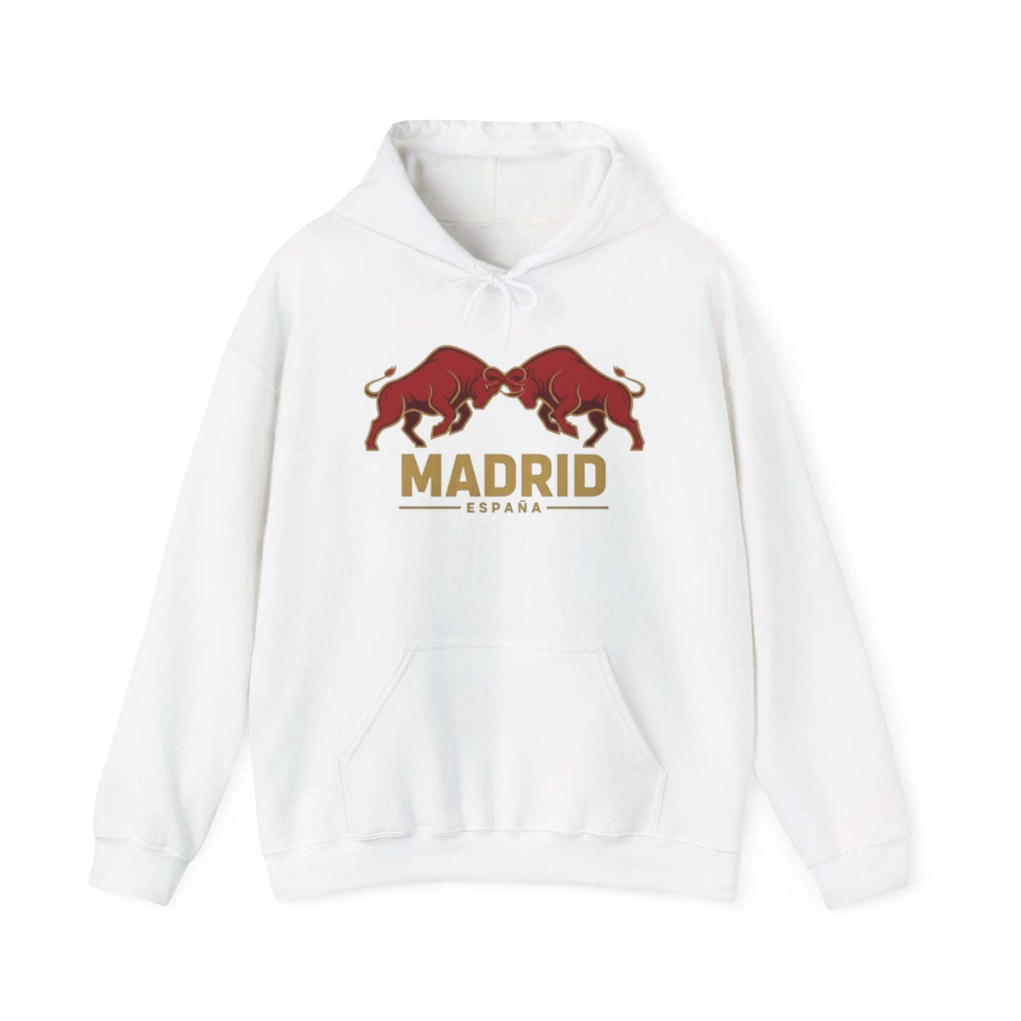 Madrid Spain Bull Hoodie – Vintage Fighting Bulls Graphic Sweatshirt