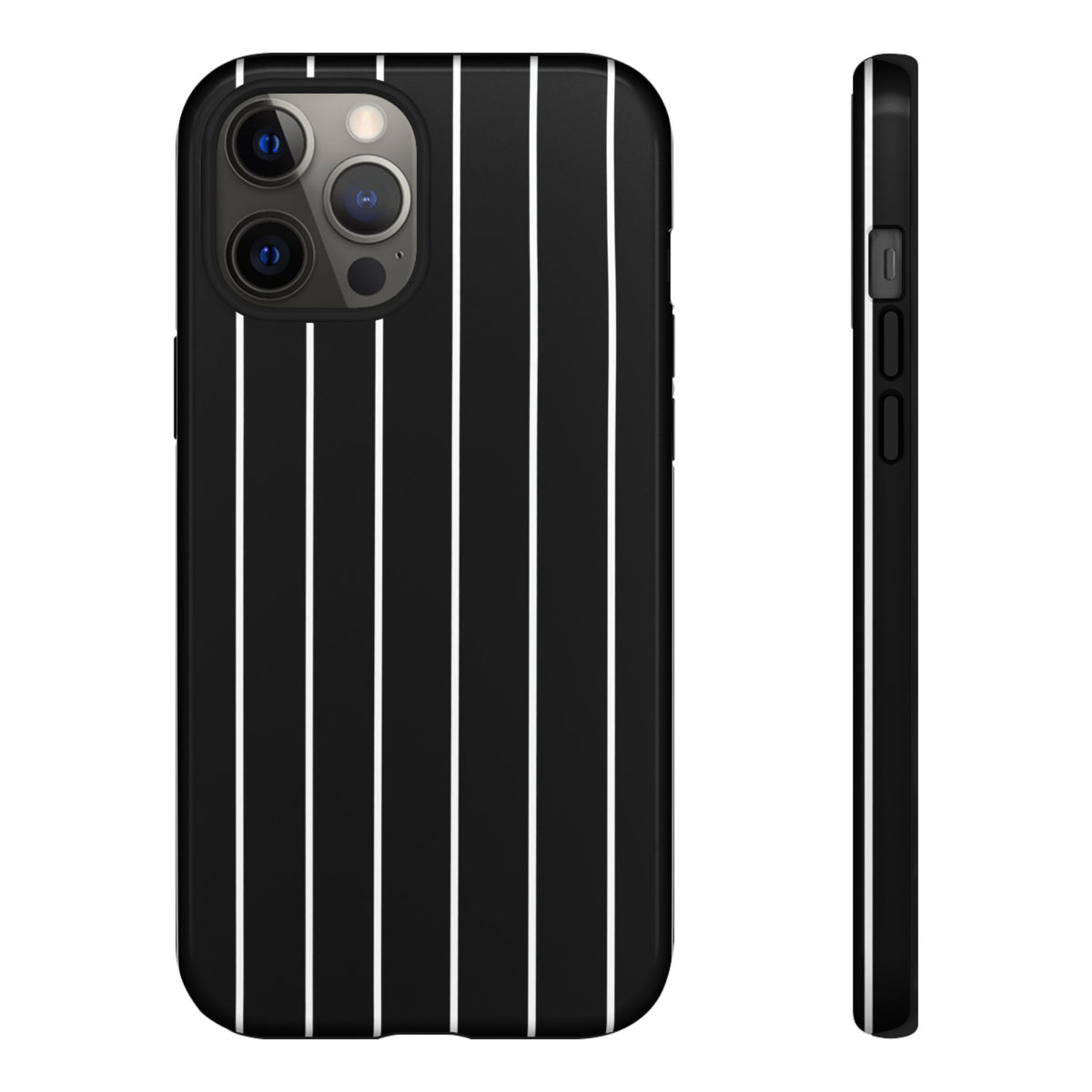 Coque de téléphone résistante à rayures fines noires — Housse de protection fine pour iPhone, Samsung Galaxy et Google Pixel