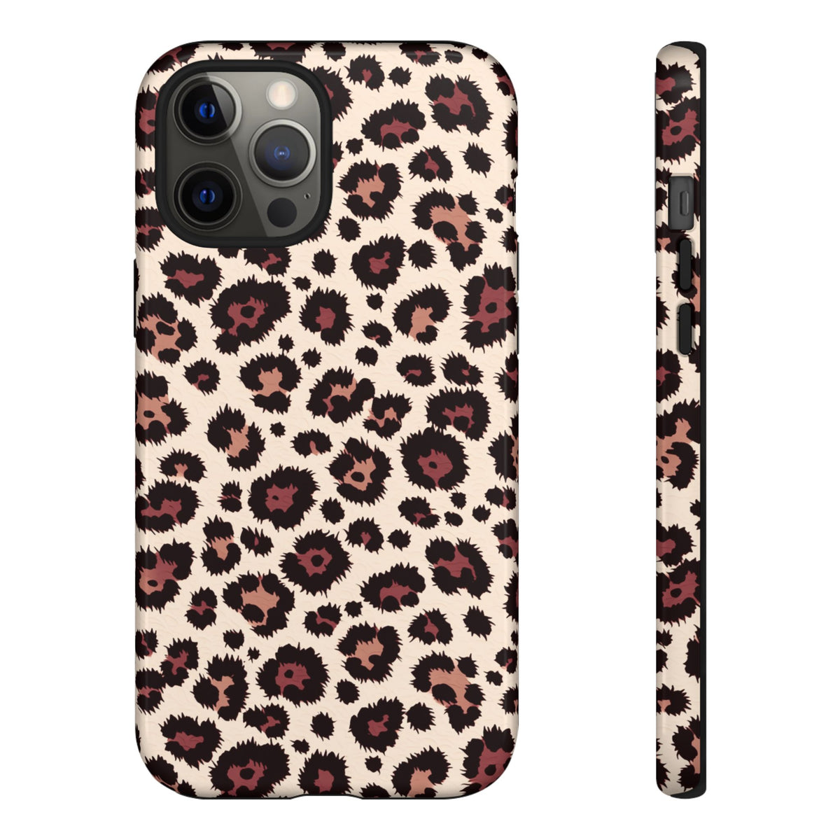 Robuste Handyhülle mit Leopardenmuster – Zweischichtige Schutzhülle für iPhone, Samsung Galaxy & Google Pixel
