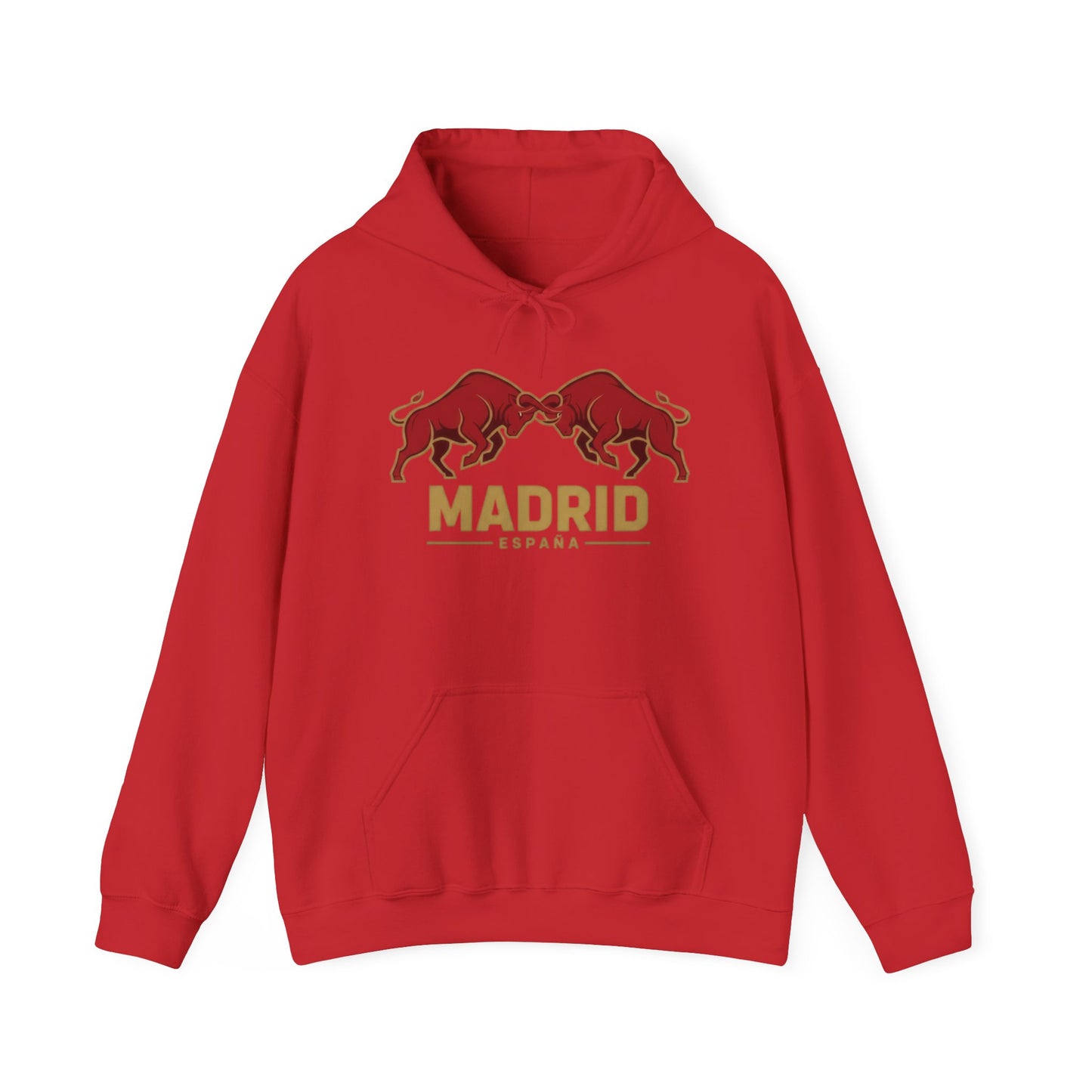 Madrid Spain Bull Hoodie – Vintage Fighting Bulls Graphic Sweatshirt