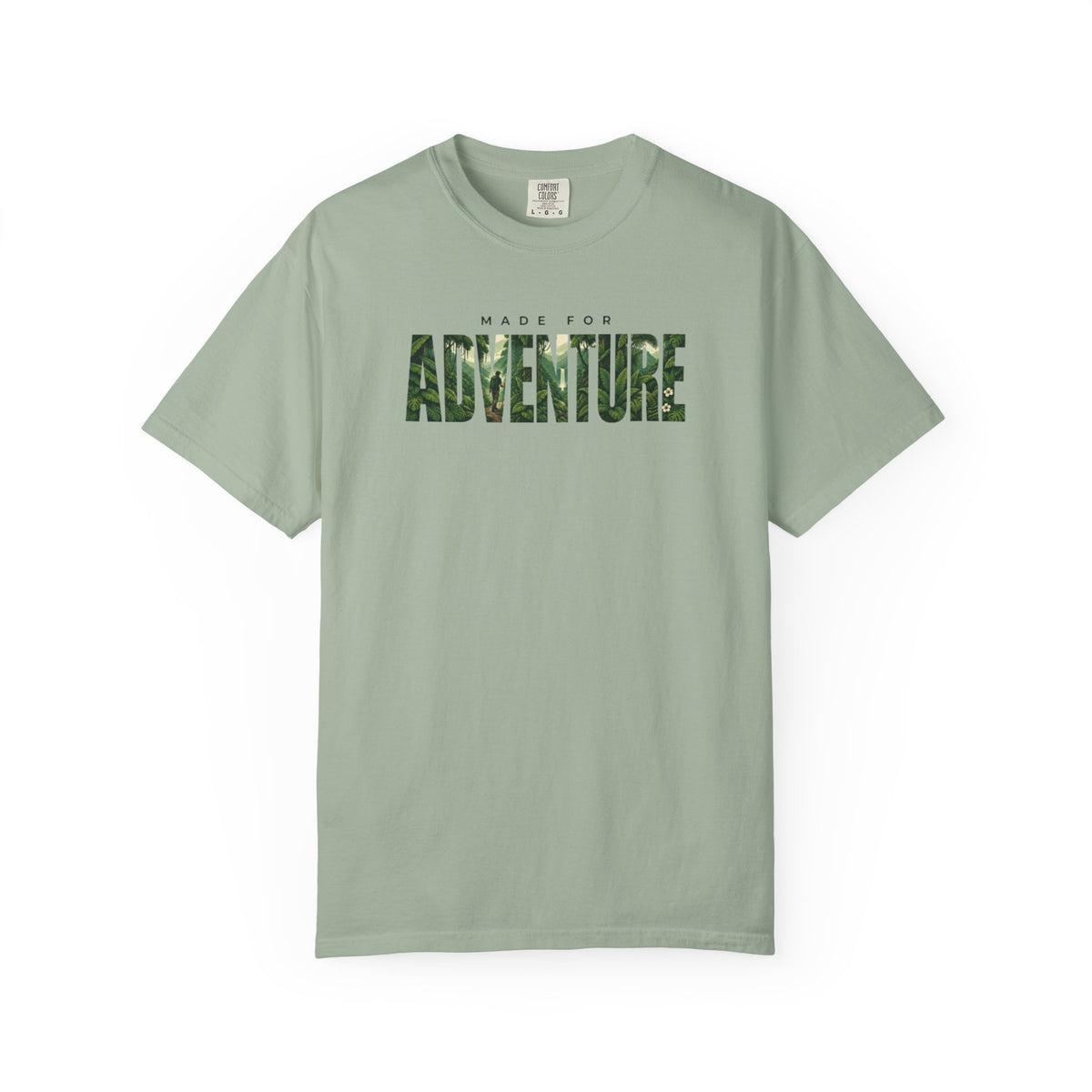 T-shirt « Made for Adventure » – T-shirt unisexe à motif jungle