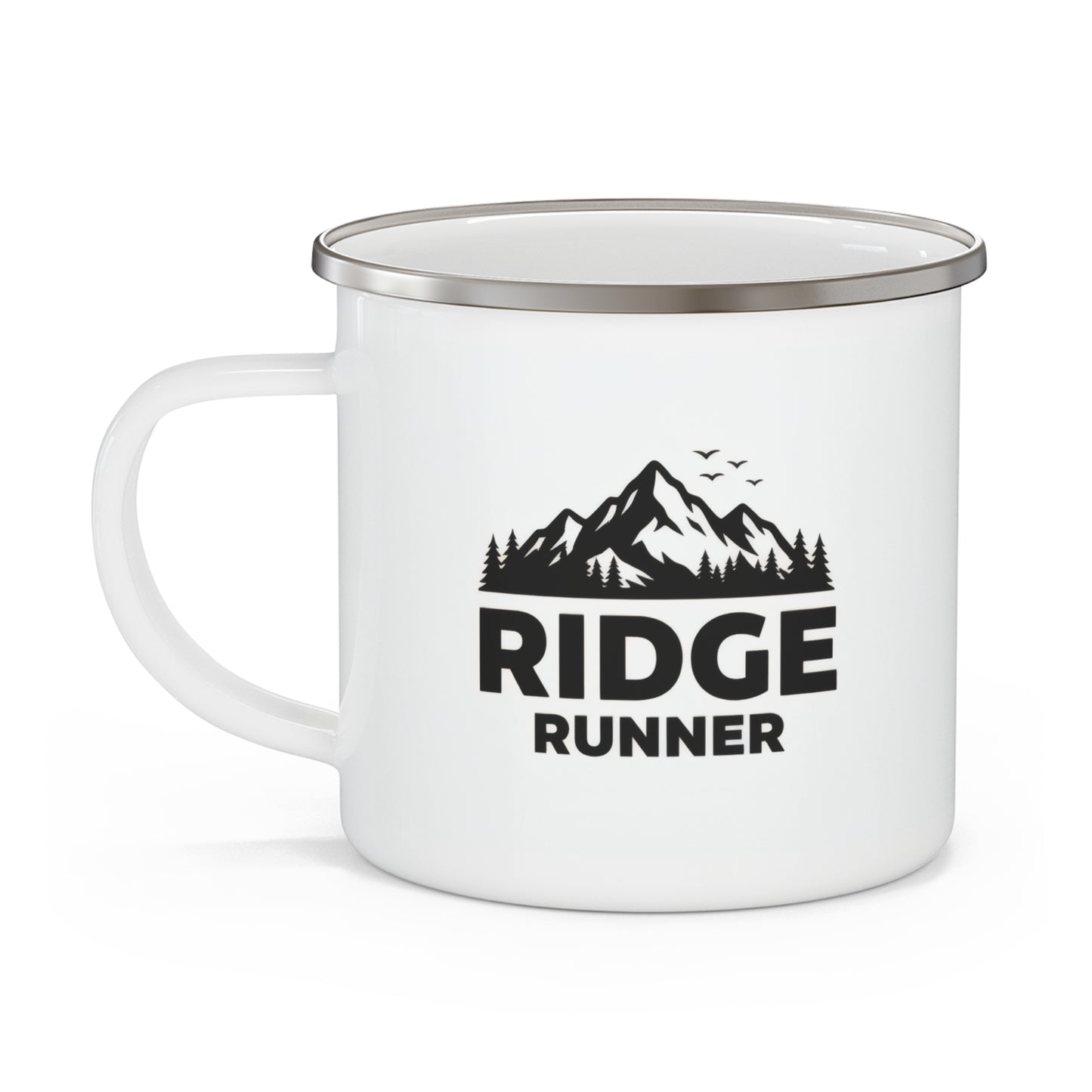 Ridge Runner Emaille-Campingbecher — Berg-Camping-Kaffeetasse