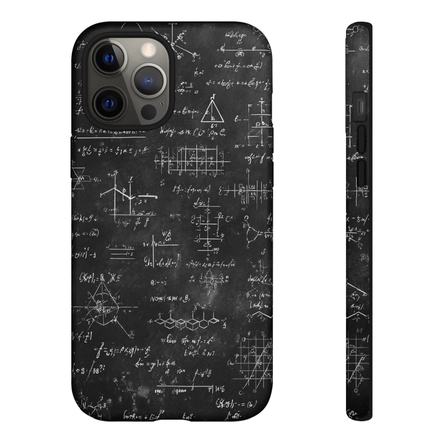 Math Equations Phone Case - Chalkboard Scientific Formula Design
