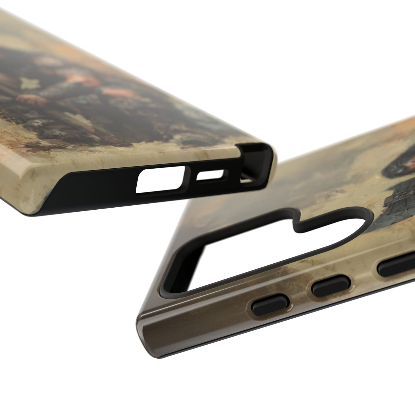 Wikinger Axt Krieger Handyhülle – Robuste nordische Fantasy Schlacht-abgenutzte Dual-Layer Schutzhülle für iPhone, Samsung Galaxy & Google Pixel
