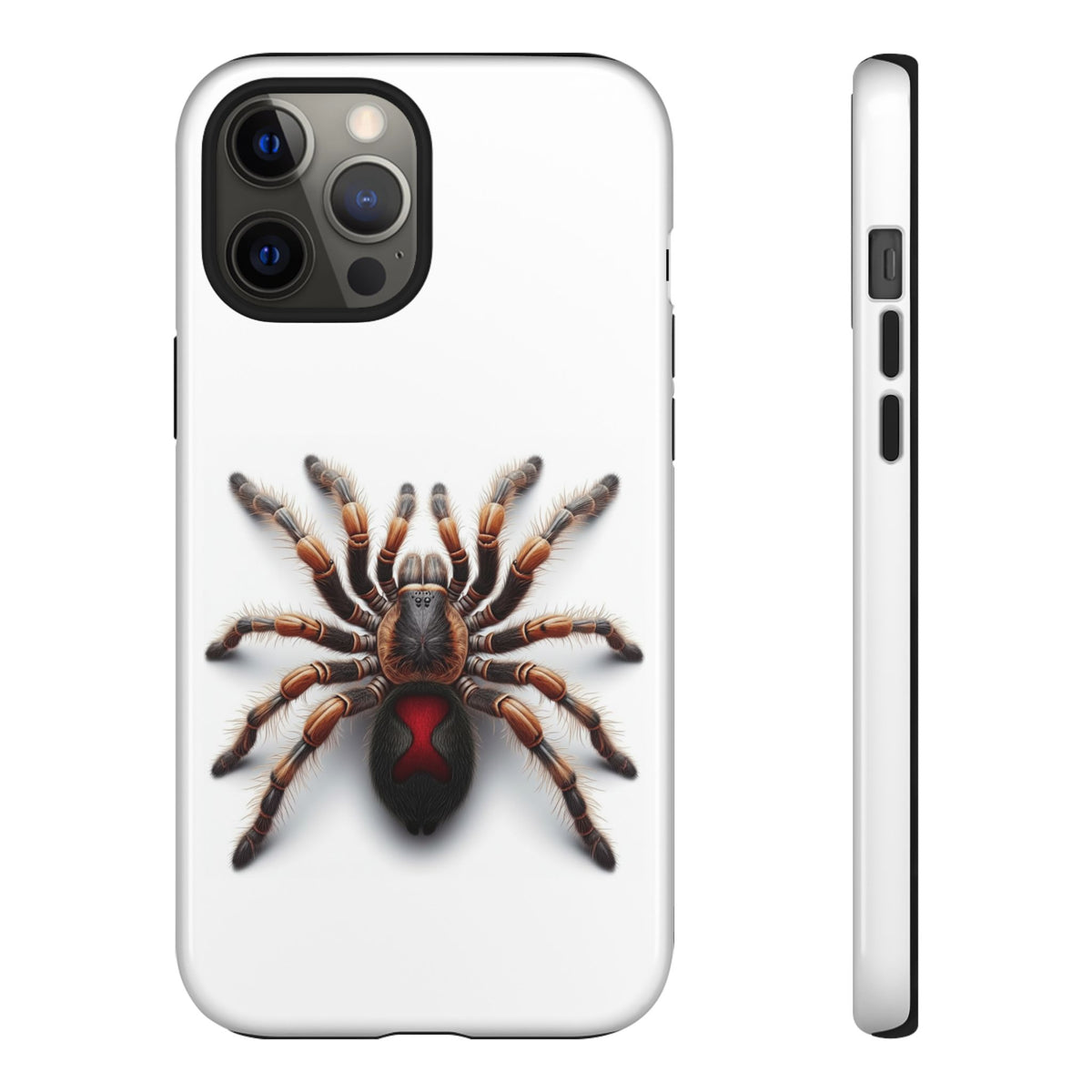 Spider Phone Case – Lucky Tarantula on White