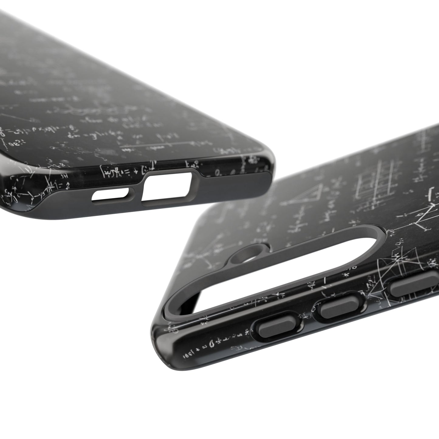 Handyhülle „Mathegleichungen – Tough Case“ – Schutzhülle mit Kreidetafel-Wissenschaftsformel für iPhone, Samsung Galaxy und Google Pixel