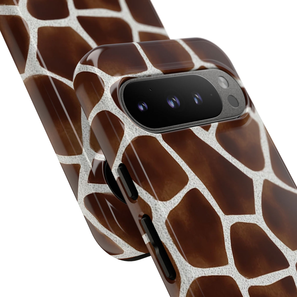 Robuste Handyhülle mit Giraffendruck - Schutzhülle mit Safari-Tiermuster für iPhone, Samsung Galaxy & Google Pixel