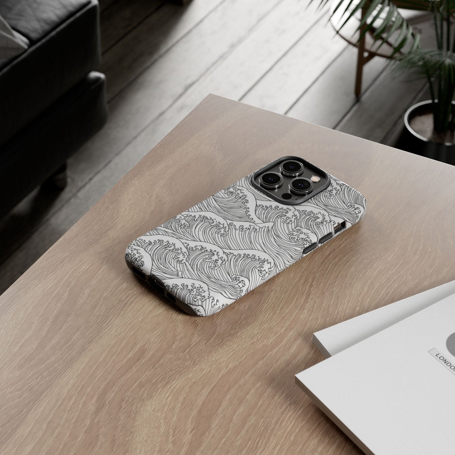 Robuste Handyhülle „Ocean Waves“ – Schutzhülle im japanischen Wellenmuster für iPhone, Samsung Galaxy & Google Pixel