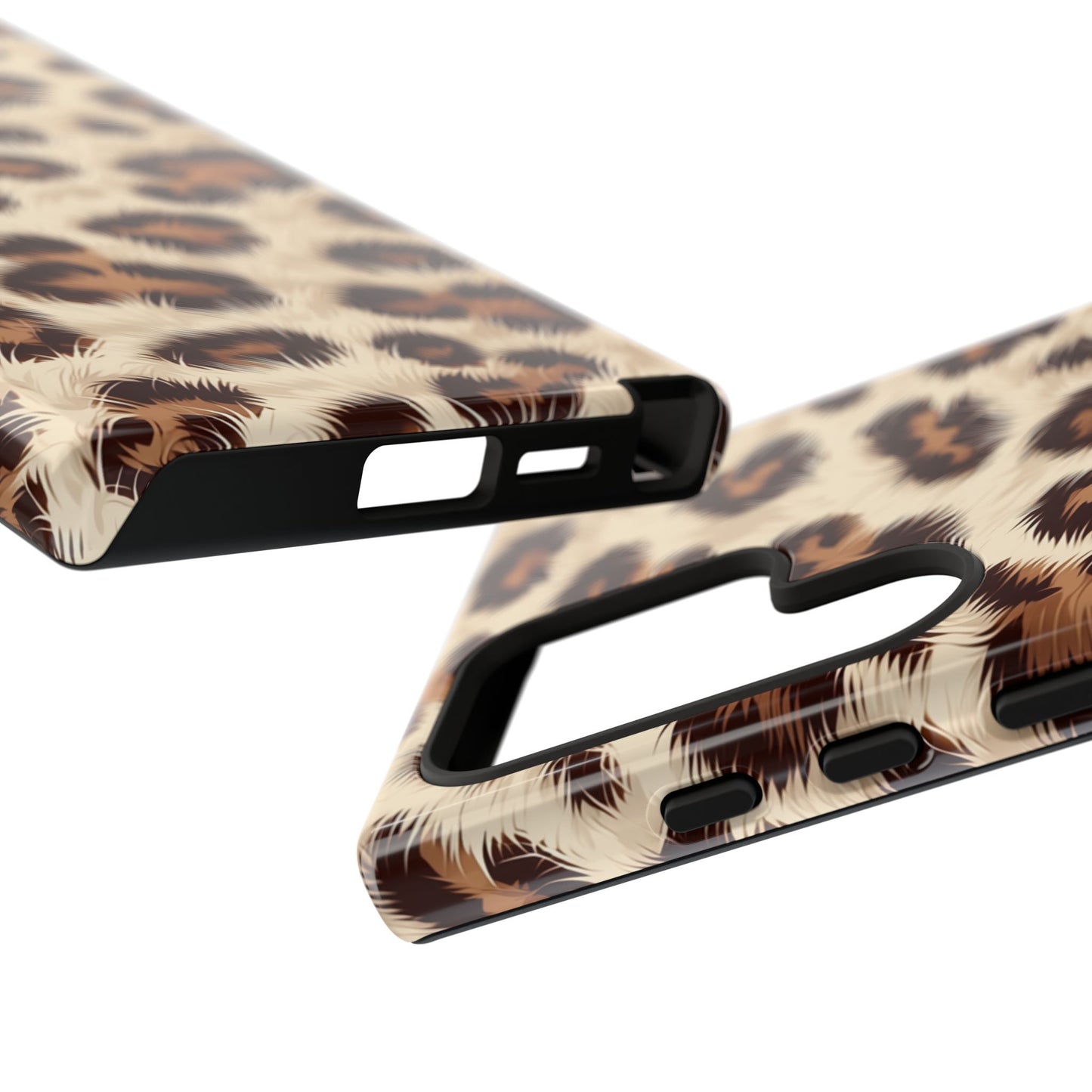 Leopardenmuster Handyhülle – Kunstfell Animal Print Robuste Hülle für iPhone, Samsung Galaxy & Google Pixel