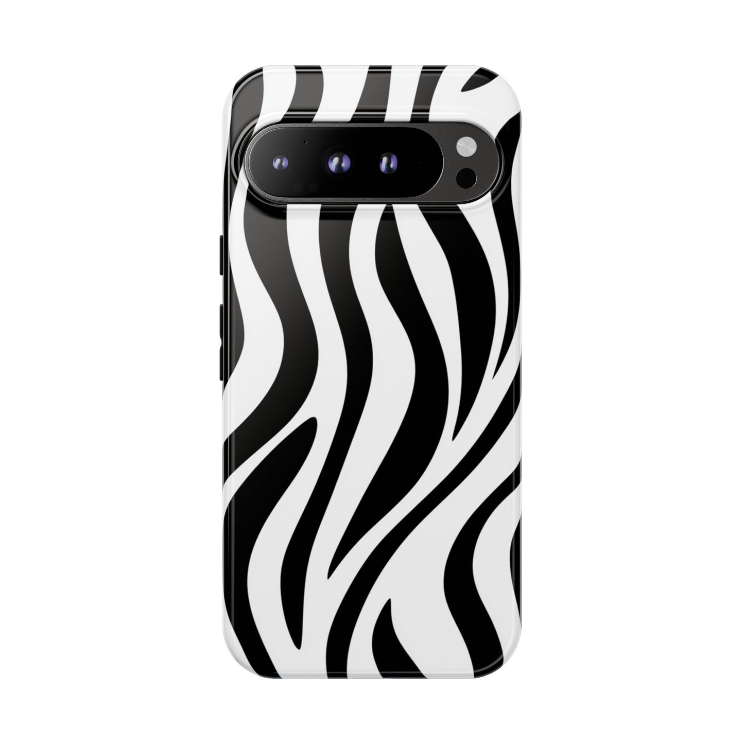 Zebra-Print Robuste Handyhülle - Schutzhülle mit Schwarz-Weißem Tiermuster für iPhone, Samsung Galaxy & Google Pixel