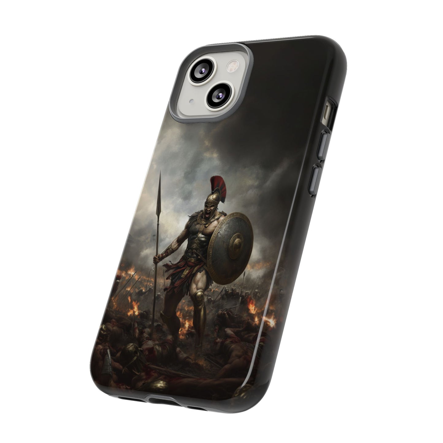 Spartan Krieger Robuste Handyhülle - Epische Kampf-Rüstung Schutzhülle für iPhone, Samsung Galaxy & Google Pixel