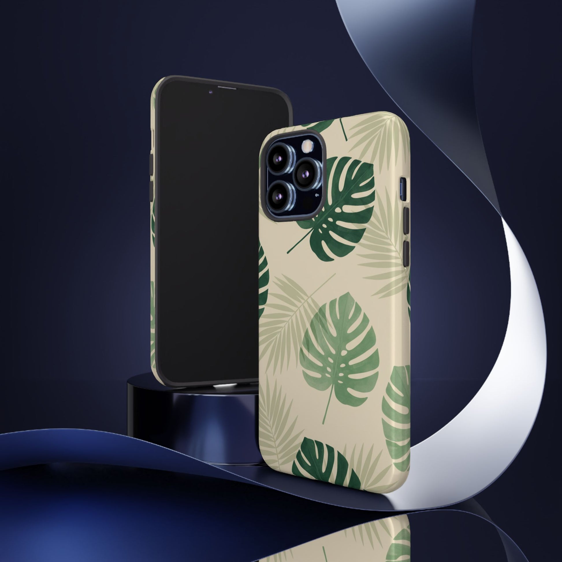 Tropical Leaf Tough Phone Case - Botanical Art
